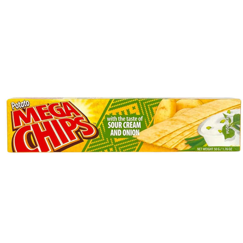 Mega Chips Sour Cream & Onion Potato Chips Mega Chips Sour Cream & Onion Potato Chips