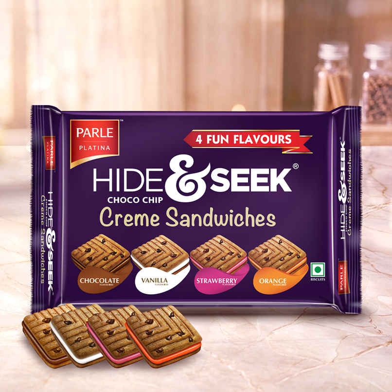 Parle Hide & Seek Choco Chip Creme Sandwiches