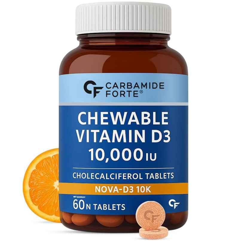 Carbamide Forte Nova-D3 10K Vitamin D3 Tablet For Women & Men Carbamide Forte Nova-D3 10K Vitamin D3 Tablet For Women & Men