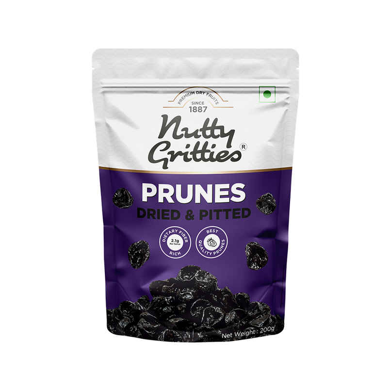 Nutty Gritties Premium Soft & Juicy Pitted Prunes Nutty Gritties Premium Soft & Juicy Pitted Prunes