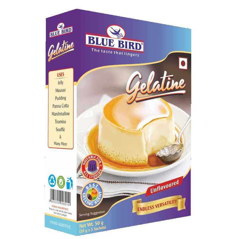 Blue Bird Gelatine | Dessert Preparation Ingredient Blue Bird Gelatine | Dessert Preparation Ingredient