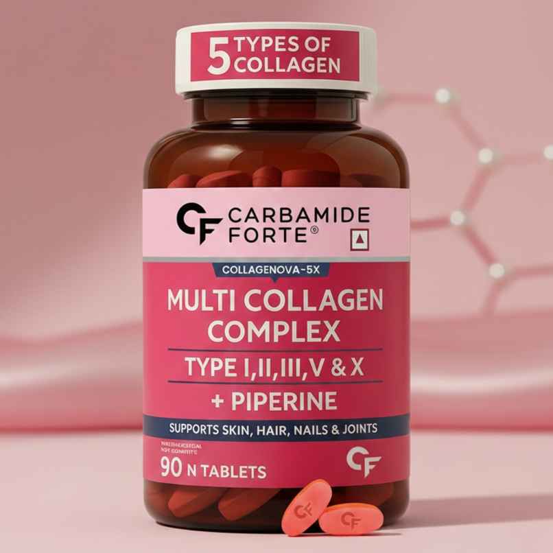Carbamide Forte Multi Collagen Supplements For Skin Collagen Tablets For Women & Men Skin Supplement