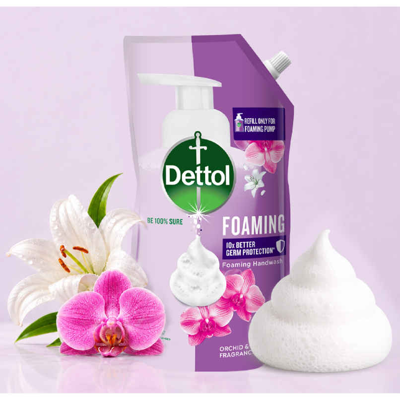 Dettol Foaming Handwash Orchid & Lily Refill Pouch