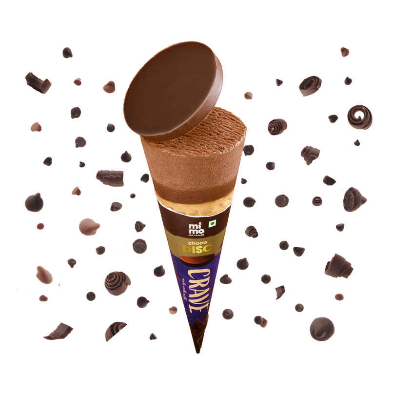 Mimo Choco Disc Cone Ice Cream Mimo Choco Disc Cone Ice Cream