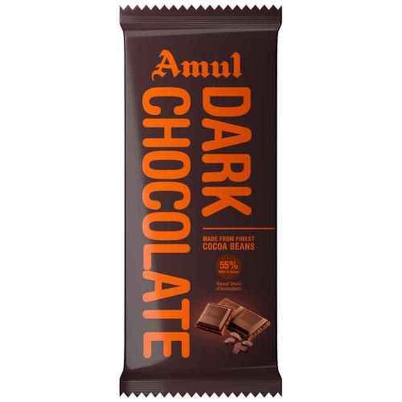 Amul 55% Cocoa Dark Chocolate Bar
