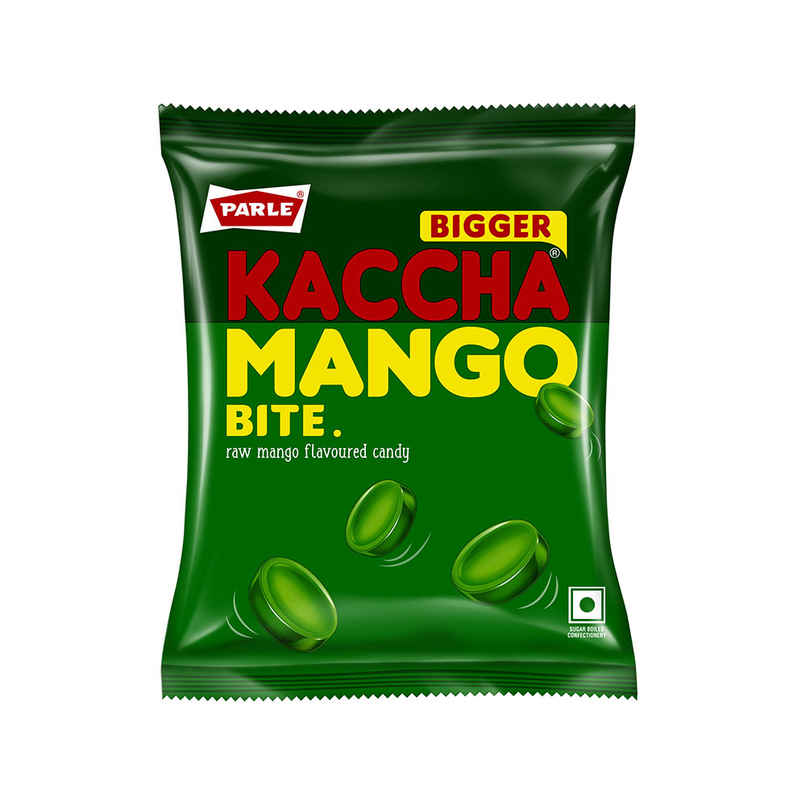 Parle Bigger Kaccha Mango Bite | Tangy Mango Candy