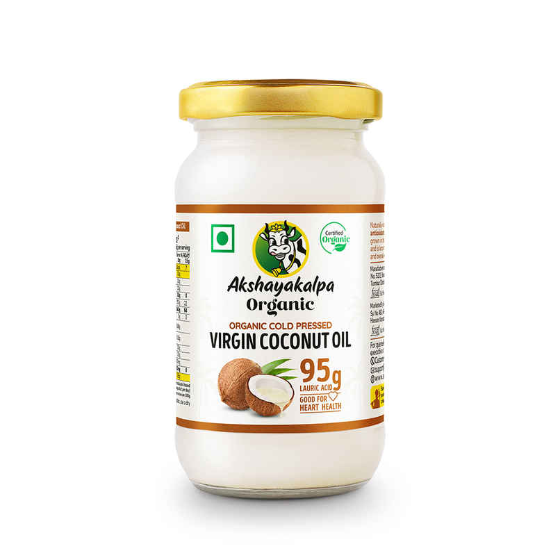 Akshayakalpa Organic Virgin Coconut Cold Pressed Oil | Multipurpose Nariyal Oil