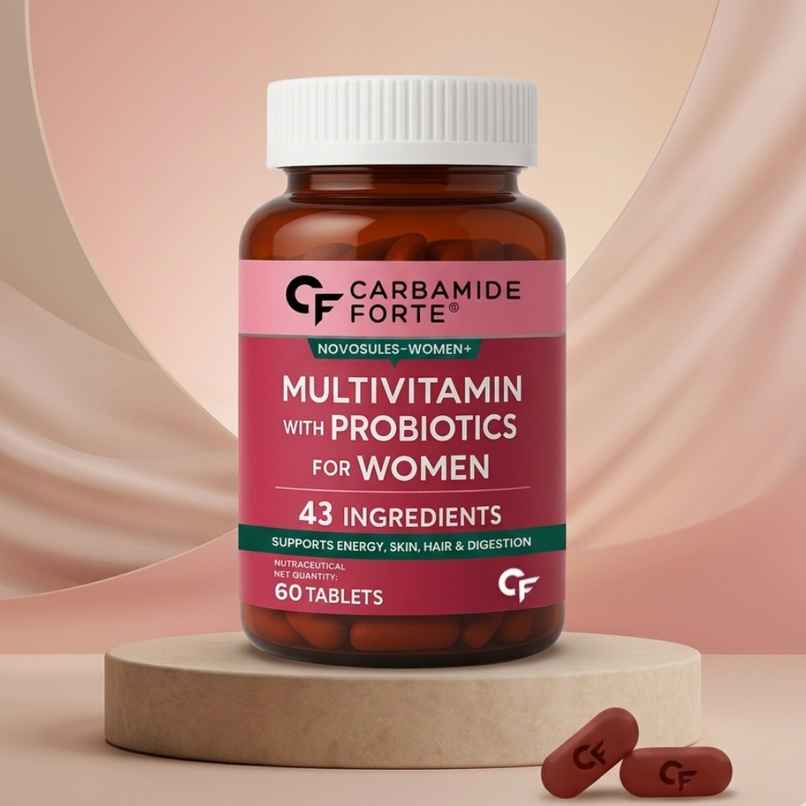 Carbamide Forte Multivitamin Tablets for Women with 43 Ingredients -60 Veg Tablets