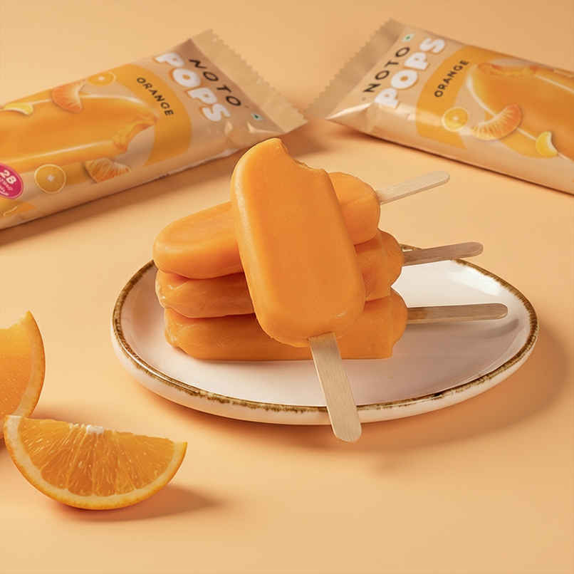 NOTO Orange Sugar Free, Guilt Free Popsicle NOTO Orange Sugar Free, Guilt Free Popsicle