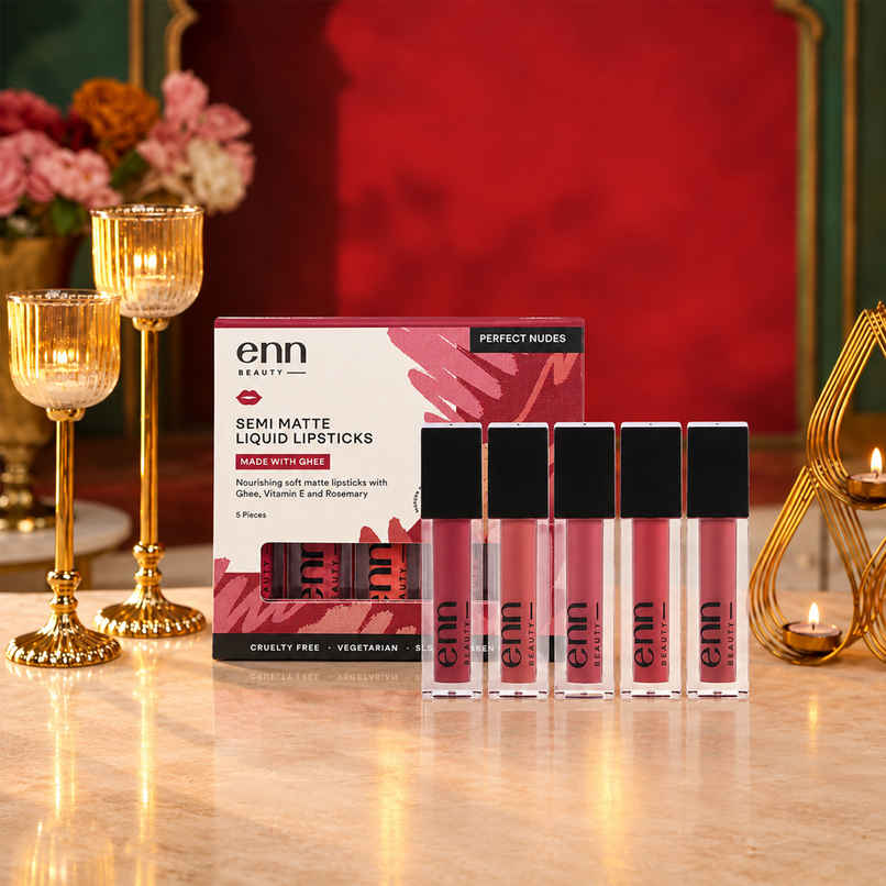 ENN Beauty Semi Matte Liquid Lipsticks | Perfect Nudes | Smooth Weightless Formula ENN Beauty Semi Matte Liquid Lipsticks | Perfect Nudes | Smooth Weightless Formula