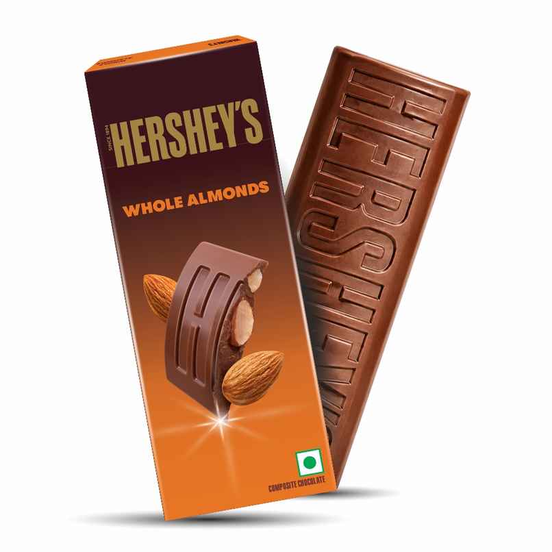Hershey's Whole Almonds Chocolate Bar | Rich & Indulgent Hershey's Whole Almonds Chocolate Bar | Rich & Indulgent