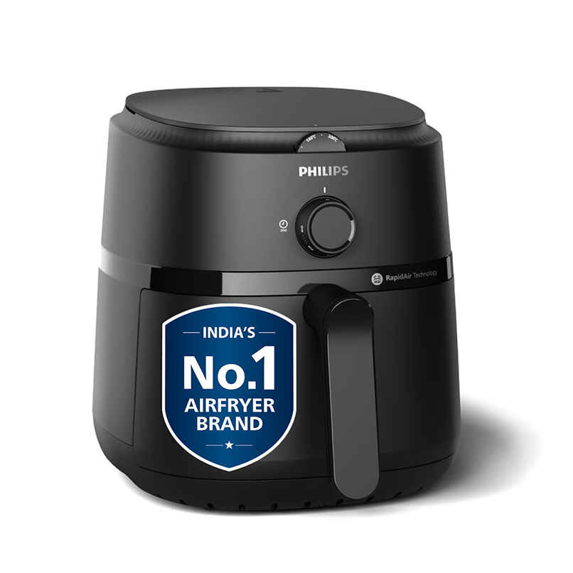Philips Air Fryer NA120/00, 1500W, 4.2 Liter, uses up to 90% less fat, with Rapid Air Technology (Black) Philips Air Fryer NA120/00, 1500W, 4.2 Liter, uses up to 90% less fat, with Rapid Air Technology (Black)