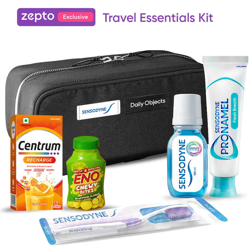 Sensodyne X Daily Objects All in One Travel Kit Daily Essentials Personal Care Must Haves Sensodyne X Daily Objects All in One Travel Kit Daily Essentials Personal Care Must Haves