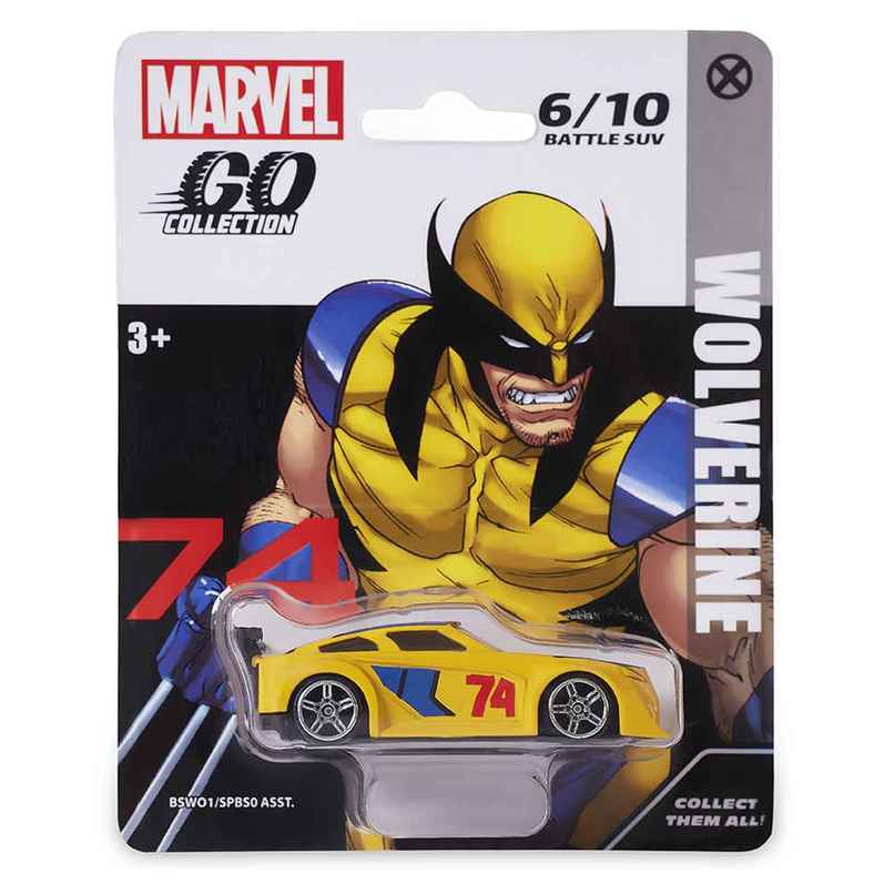 Hasbro Marvel Go | Wolverine - Diecast Toy Car Hasbro Marvel Go | Wolverine - Diecast Toy Car