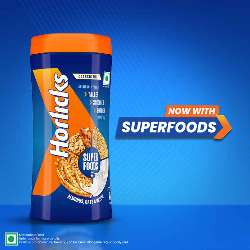 Horlicks Nutrition Drink Jar | Superfoods