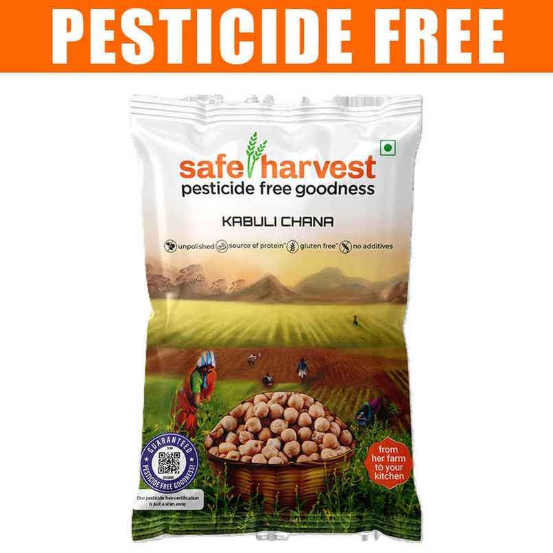 Safe Harvest Pesticide-Free Kabuli Chana | Vegan | Gluten Free Safe Harvest Pesticide-Free Kabuli Chana | Vegan | Gluten Free