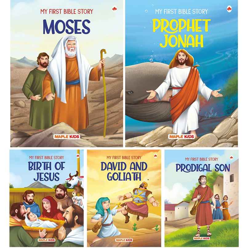 Bible Stories (Illustrated) (Set of 5 Books) - Story Books for Kids Bible Stories (Illustrated) (Set of 5 Books) - Story Books for Kids