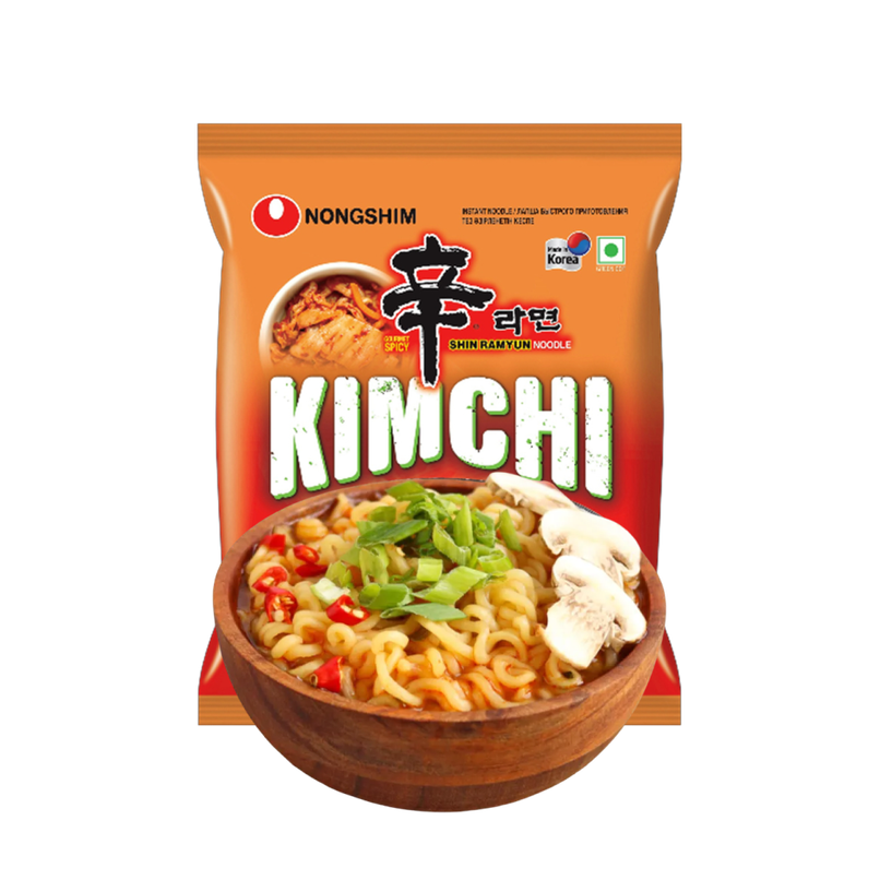 Korean Nongshim Kimchi Ramyun Noodle Soup Veg Korean Nongshim Kimchi Ramyun Noodle Soup Veg