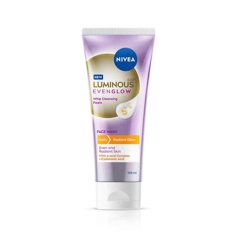 Nivea Luminous Even Glow Whip Foam Face Wash Nivea Luminous Even Glow Whip Foam Face Wash