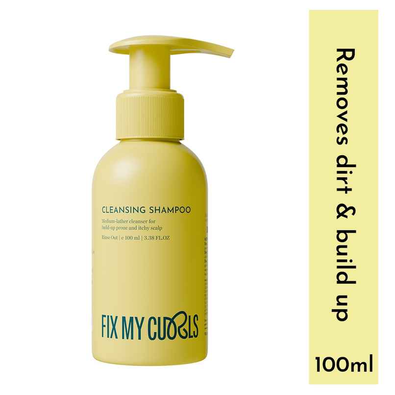 Fix My Curls Cleansing Shampoo| Anti-Dandruff With Apple Cider Vinegar & Tea Tree Oil