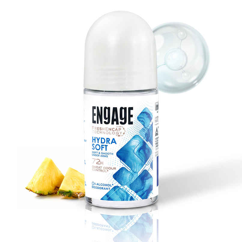 Engage Hydra Soft Underarm Roll-On Deo for Women | Soft and Smooth | 72hr Protection Engage Hydra Soft Underarm Roll-On Deo for Women | Soft and Smooth | 72hr Protection