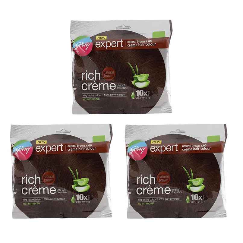Godrej Expert Creme Hair Natural Brown Colour Combo