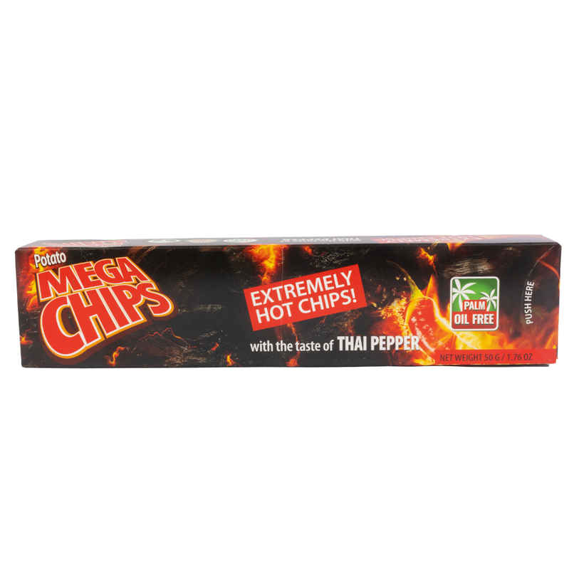 Mega Chips Extreme Thai Pepper Potato Chips Mega Chips Extreme Thai Pepper Potato Chips