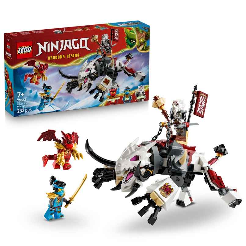 LEGO NINJAGO Zilvar and Grimtak the Dragon Beast Building Block | 71863