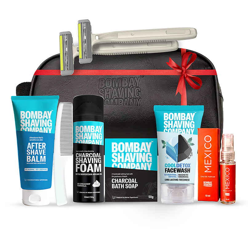 Bombay Shaving Company 9-In-1 Premium Grooming Kit Gift For Men