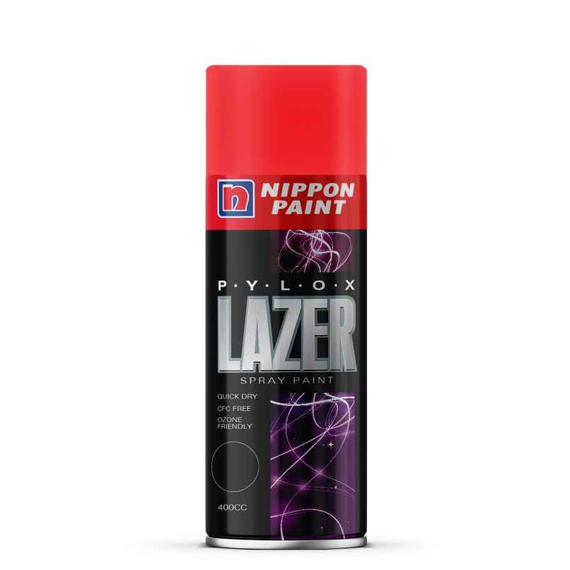 Nippon Pylox Spray Paint | Po Red | Fast-Drying & High Gloss Nippon Pylox Spray Paint | Po Red | Fast-Drying & High Gloss