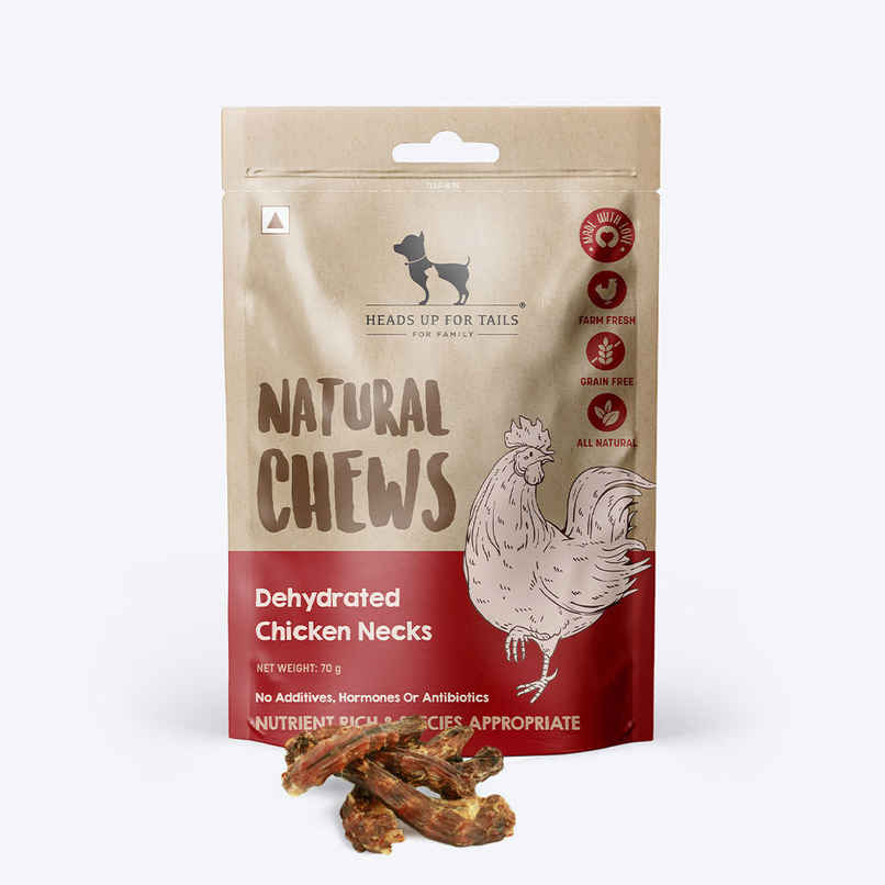 HUFT Dehydrated Chicken Neck Dog Treat HUFT Dehydrated Chicken Neck Dog Treat