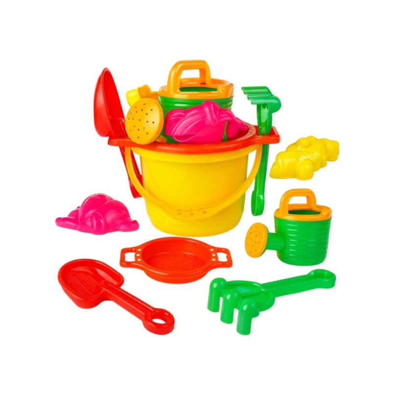 Fablue Castle Building Plastic Beach Toy Set for Kids | Creative Activity Playset Toys