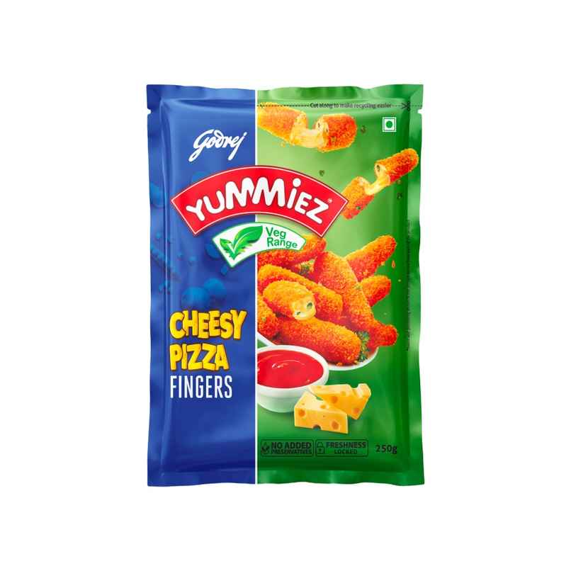 Godrej Yummiez Cheesy Pizza Fingers Godrej Yummiez Cheesy Pizza Fingers