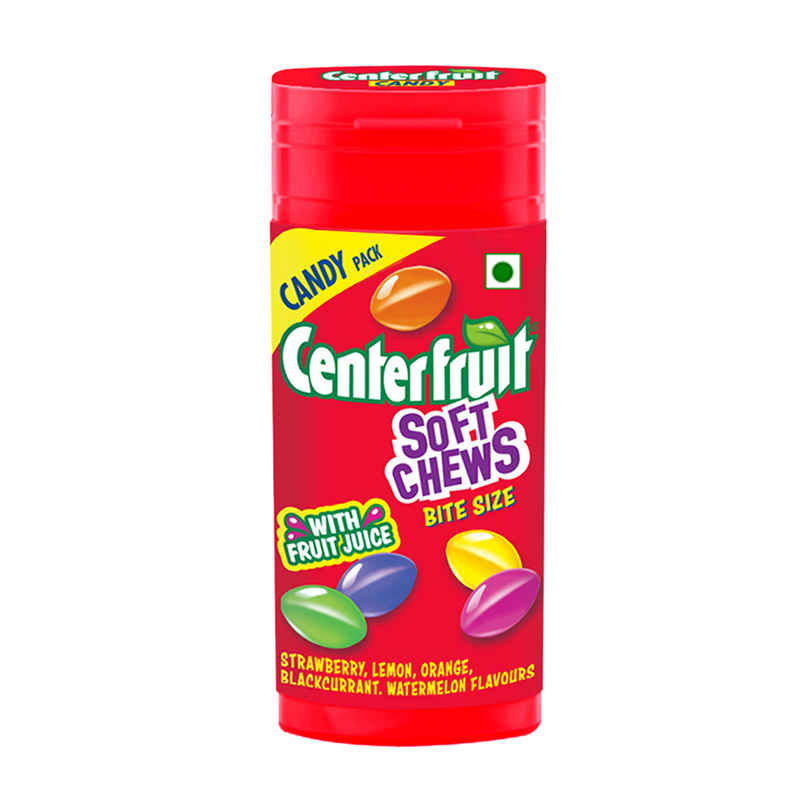 Center Fruit Soft Chews Assorted Candy Pocket Bottle