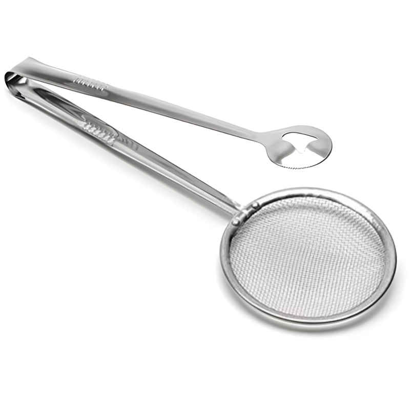 SE7EN 2 in 1 Stainless Steel Cooking Tong Strainer with Clip SE7EN 2 in 1 Stainless Steel Cooking Tong Strainer with Clip