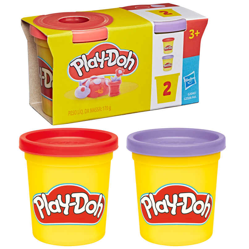 Hasbro Play-Doh Red & Lavender Dough