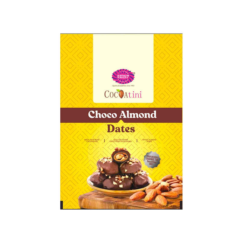 Karachi Bakery Choco Almond Dates Shaped Chocolates