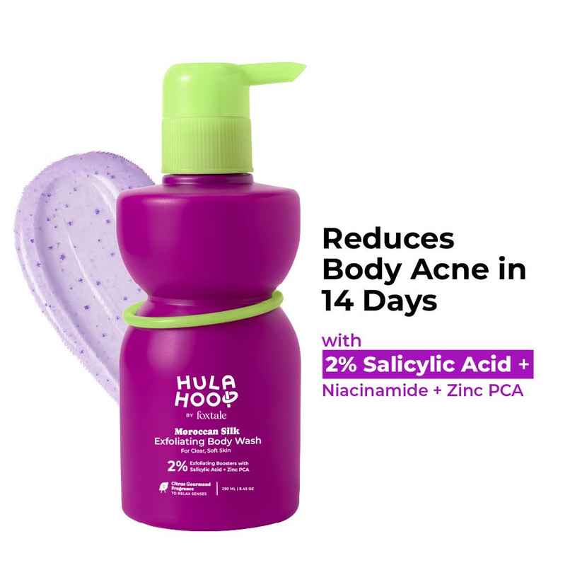 Hula Hoop Exfoliating Body Wash by Foxtale