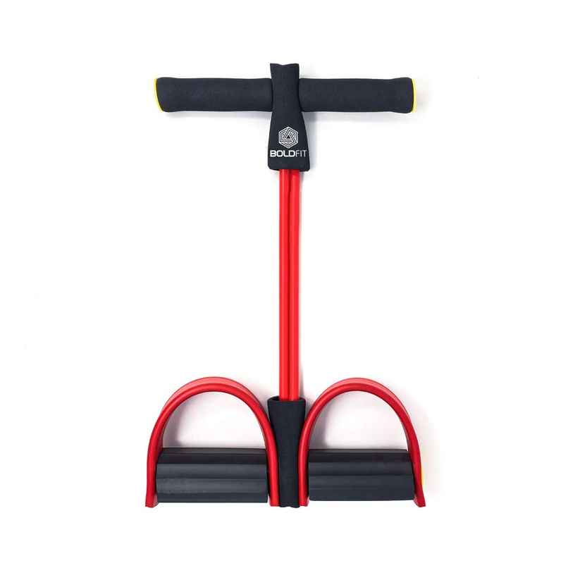 Boldfit Rubber Tummy Trimmer For Ab Exercise Stomach Exercise - Red And Black Boldfit Rubber Tummy Trimmer For Ab Exercise Stomach Exercise - Red And Black