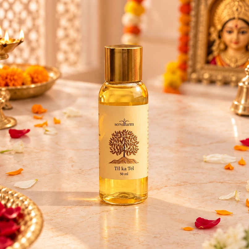 Traditional Til Oil for Shani Dev Pooja & Religious Rituals | ServDharm