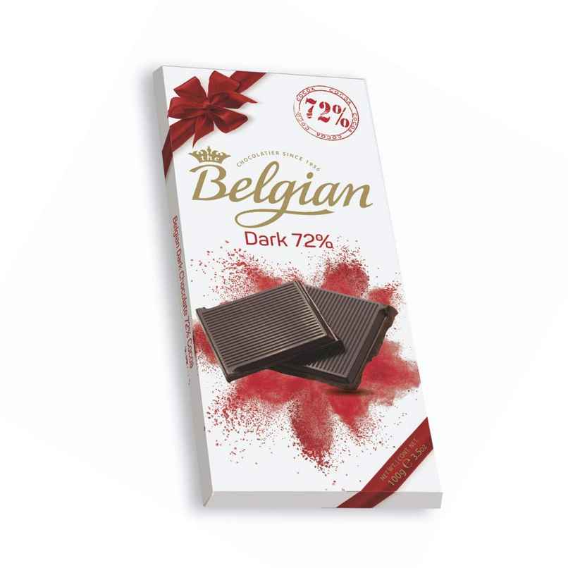 The Belgian Bar Dark Chocolate 72%