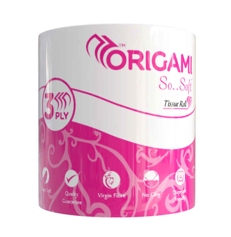 Origami Toilet Roll | 160 Pulls Origami Toilet Roll | 160 Pulls