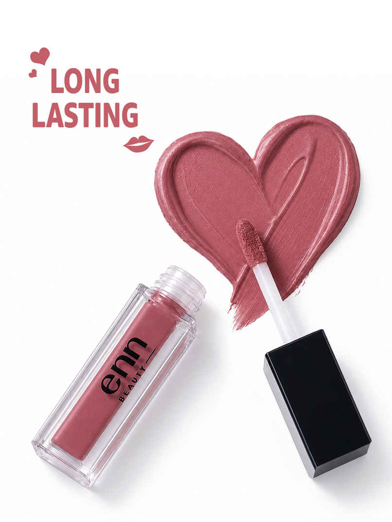 ENN Beauty Liquid Lipstick | Pink Velvet | Paraben Free, SLS Free, Cruelty Free, Silicone Free
