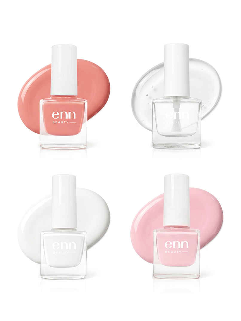 ENN Beauty Nail Paint | Blush & Bloom Kit |Trendy, Salon Like Finish ENN Beauty Nail Paint | Blush & Bloom Kit |Trendy, Salon Like Finish