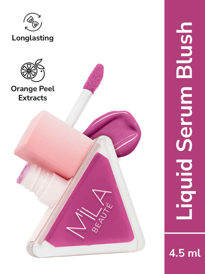 Mila Beaute Pookie Serum Blush | Soft Matte | Highly Pigmented | No Dryness | Love Bug