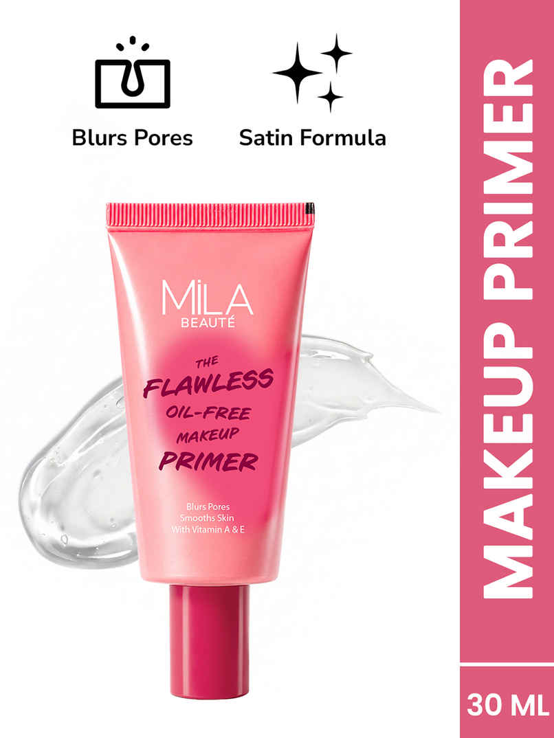 Mila Beaute Makeup Primer Smooth & Blurs Pores Oil-Free Mattifying Finish