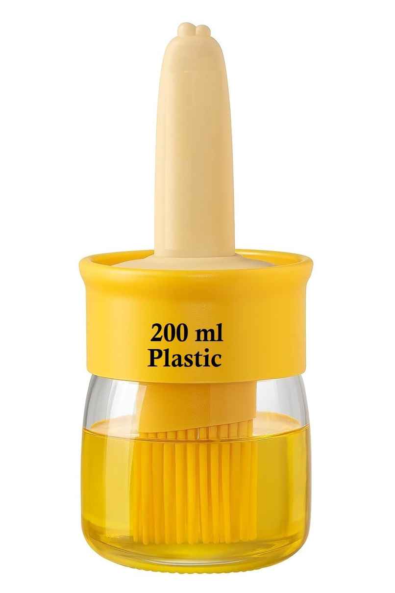 Perpetual Mart Oil Dispenser Bottle with Silicone Brush | 200 ml