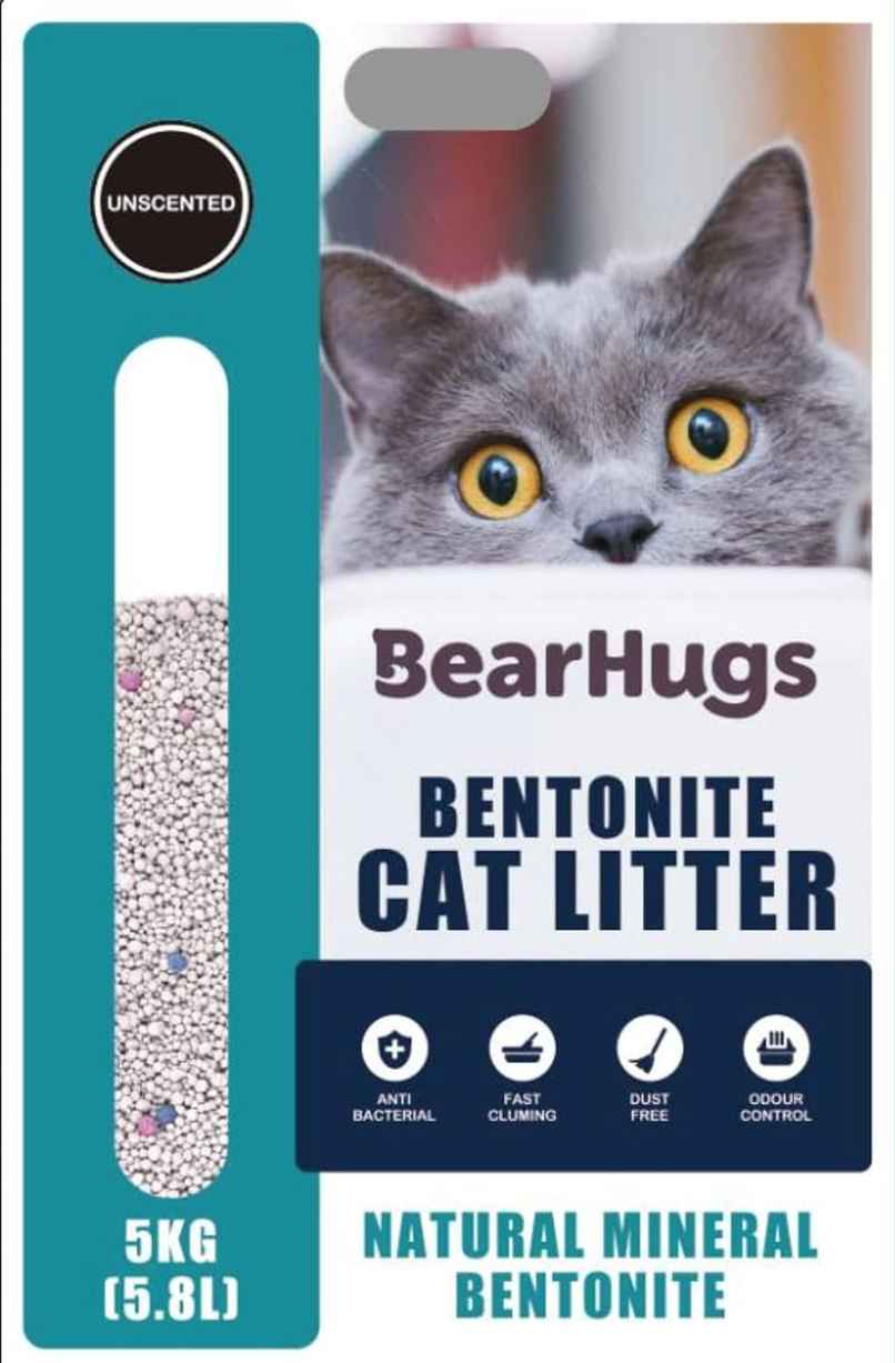 BearHugs Bentonite Cat Litter - Unscented