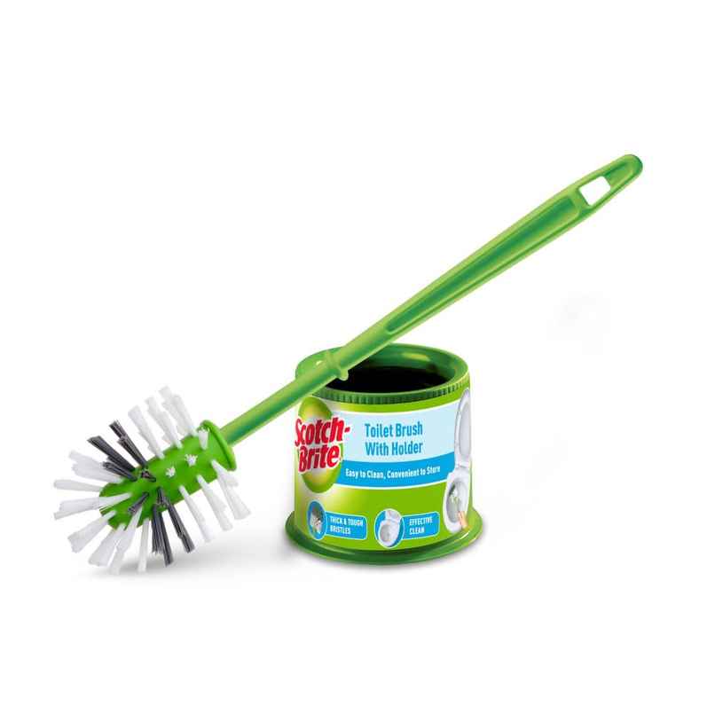 Scotch-Brite Round Toilet Brush with container