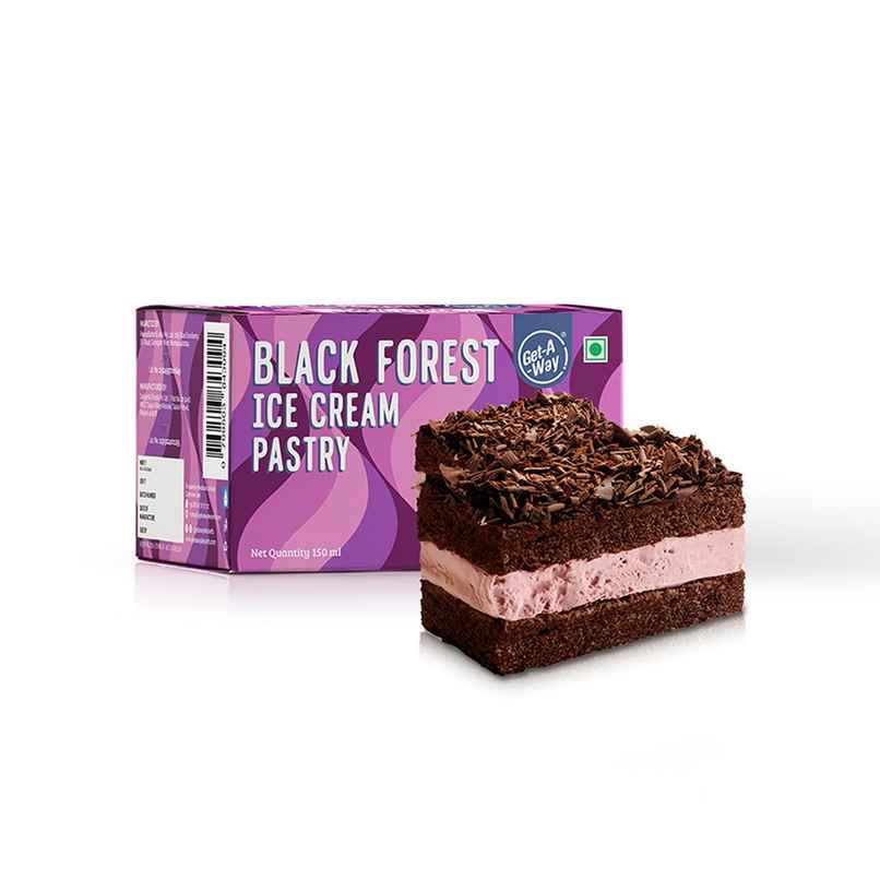 Get-A-Way Black Forest Ice Cream Pastry | Soft & Premium